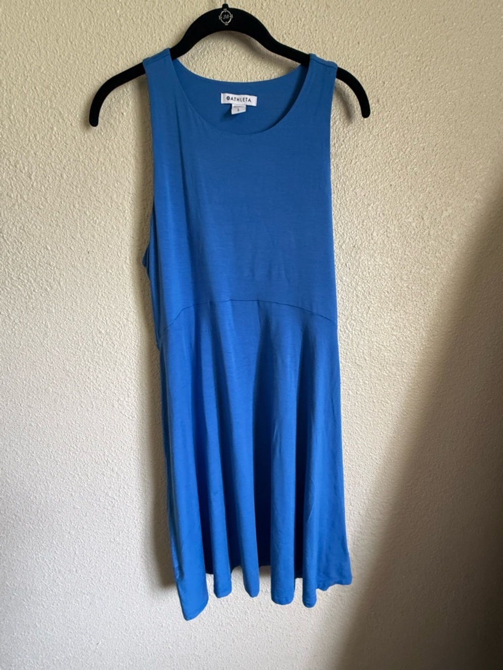 Athleta Royal Blue Sleeveless A-Line Mini Dress - Picture 2 of 5